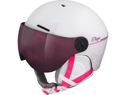 Speedy PRO dětská lyžařská helma bílá mat