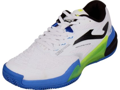Roland Men 2402 Clay tenisová obuv bílá-modrá (Velikost (obuv) UK 6)