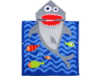 Shark dětské plážové pončo