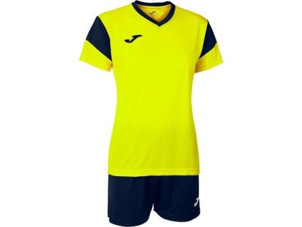 Phoenix Set Women dámské triko a šortky fluo žlutá (Velikost oblečení S)