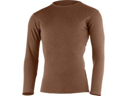 Lasting pánská merino mikina BELO hnědé (Obleceni LASTING pánské L)
