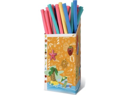 Tyč do vody - pěnová nudle PE 470 modré 150 cm - bez otvoru červená 3247C-CE