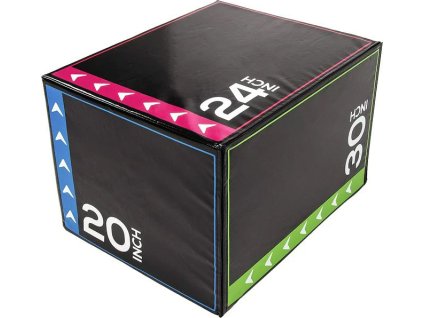 CrossFit Plyo box 3v1 SEDCO SOFT BSBR038 51×61×76 cm  BSBR038COLOR