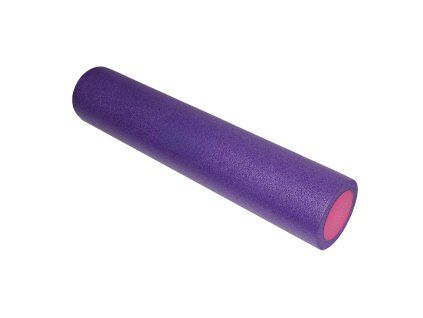 Masážní válec EPE Foam Roller 90 cm – fialový