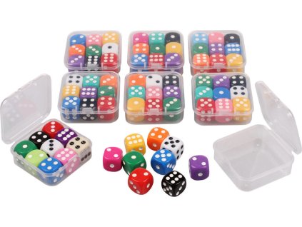 Dice Set AC6 házecí kostky sada 8 x 9 ks