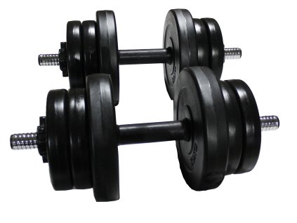 Merco nakládací činka set 10 kg cementové kotouče