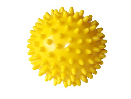 Merco masážní míček s bodlinami soft 7cm žlutý