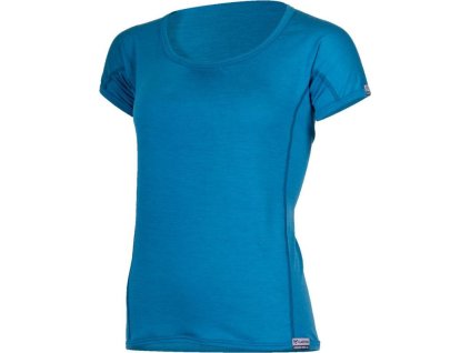 Lasting dámské merino triko MONA modré (Velikost XXL)