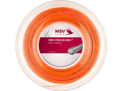 Focus HEX tenisový výplet 200 m oranžová