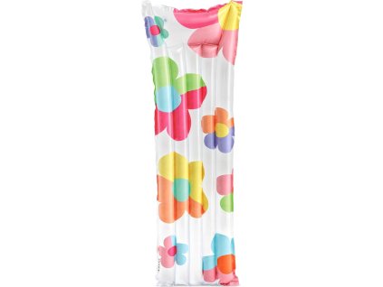 Nafukovací lehátko INTEX FASHION 59720 bílá/červená 59720BI2