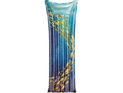 Nafukovací lehátko INTEX FASHION 59720 tmavě modrá 59720TMMO