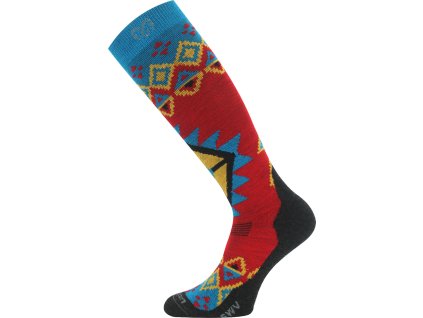 Lasting merino ski socks SLJ pink (Velikost S)