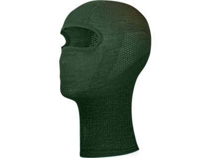 MUKLA 6160 merino seamless balaclava green (Velikost S/M)