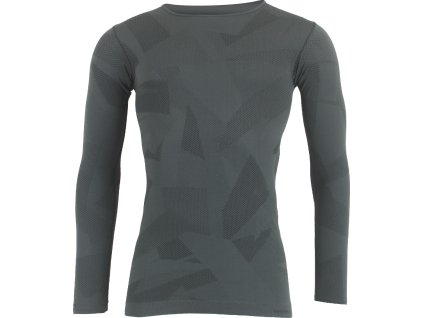 MAXI 8390 mens seamless longsleeve shirt black (Velikost S/M)