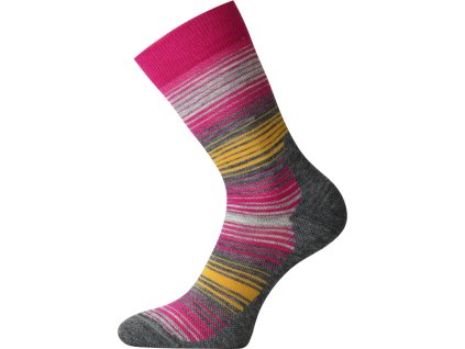 Lasting WLG 445 merino wool socks pink (Velikost S)