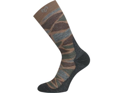 Lasting WLJ 767 hiking socks brown (Velikost S)