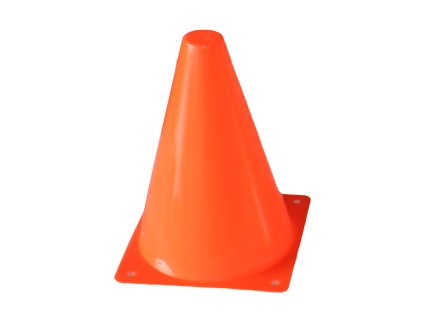 Tréninkový sportovní kužel 18cm oranžový