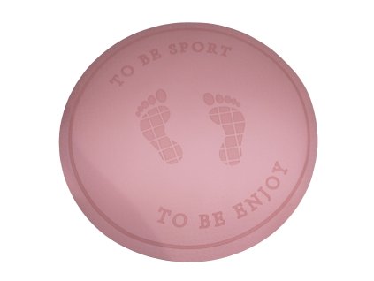Kulatá Jumping Mat – tlumicí podložka TPE 58x58x0,6 růžová