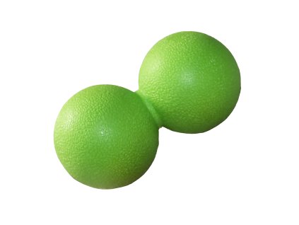 Merco Duální masážní míček TPE zelený