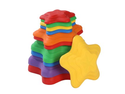 Balanční kameny Hvězdice sada 11ks pro rozvoj motoriky