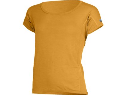 Lasting dámské merino triko MONA hořčicové (Velikost 2XL)