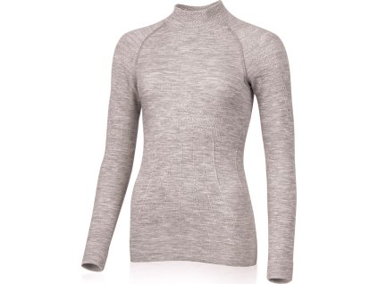 Lasting dámské merino triko WALISA béžové (Velikost L/XL)