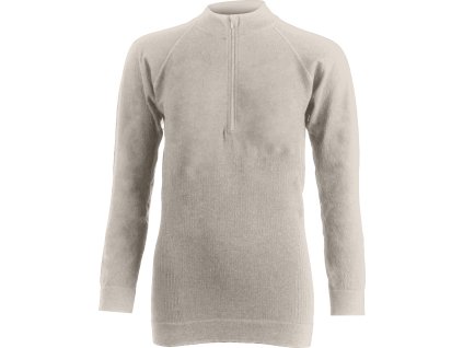 MAZALA 7160 womens merino seamless long sleeve 1/4 zip (Velikost XS)