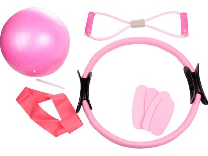 Yoga 4P set na jógu růžová