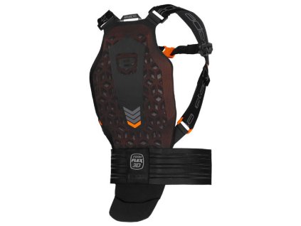 Kinetic chránič páteře černá-oranžová (Velikost oblečení XS)