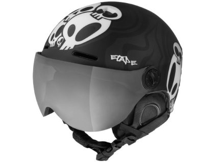 Speedy PRO dětská lyžařská helma černá-bílá (Obvod 53-55)