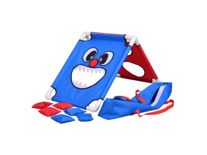 Házecí terč Hlava – oboustranná hra se sáčky (5 ks sáčků + obal)