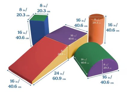 Dětská pohybová sada – 5 dílů barevná