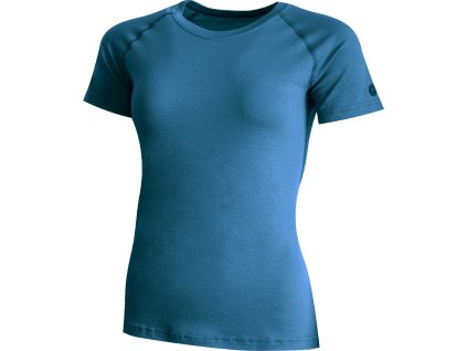 Lasting dámské merino triko ALEA modré (Velikost S)