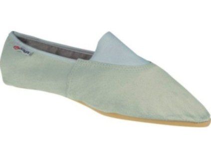 Gymnastické cvičky bílé 19cm AKCE