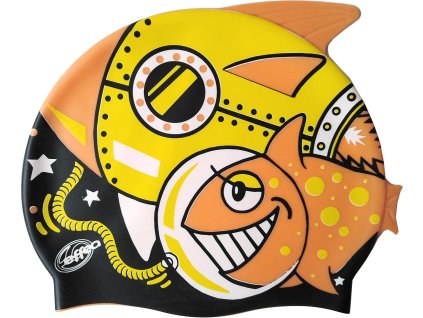 Koupací čepice EFFEA silicon JR 1133 oranžová 3504ORZL