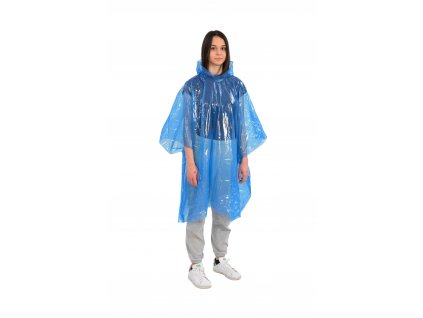 Pláštěnka do deště Poncho modrá