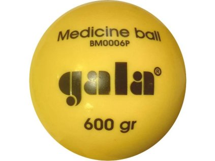 Míč medicinbal plastový 0,6 kg Gala  4008