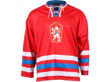 Replika ČSSR 1976 hokejový dres červená (Velikost oblečení S)
