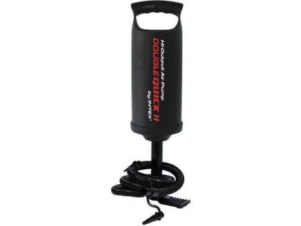 Pumpa ruční dvoučinná DOUBLE QUICK II. INTEX černá 68614