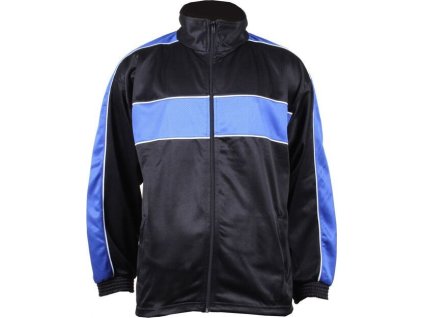 TJ-2 sportovní bunda černá-modrá (Obleceni Merco pánské 140)