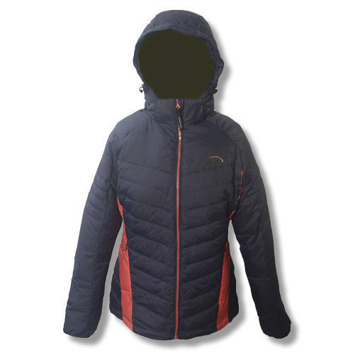 Dámská péřová bunda MERCOX MARMOLADA grey/orange velikosti: 36, barva: ŠEDÁ