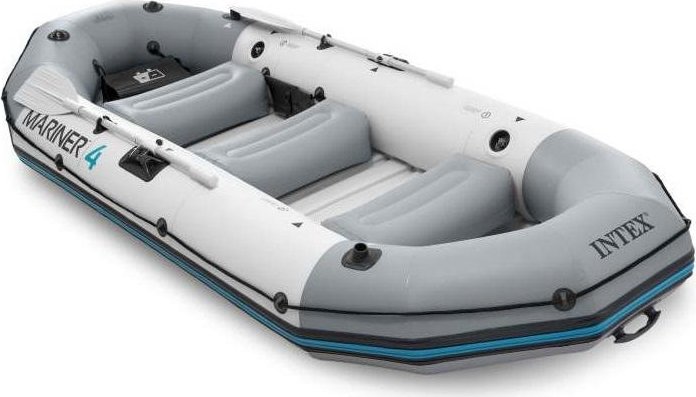 Člun INTEX 68376 MARINER 4 Set - MODEL 2026 šedá 68376