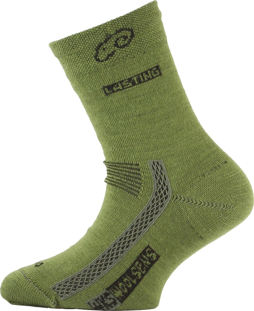 Lasting dětské merino ponožky TJS zelené Velikost: S