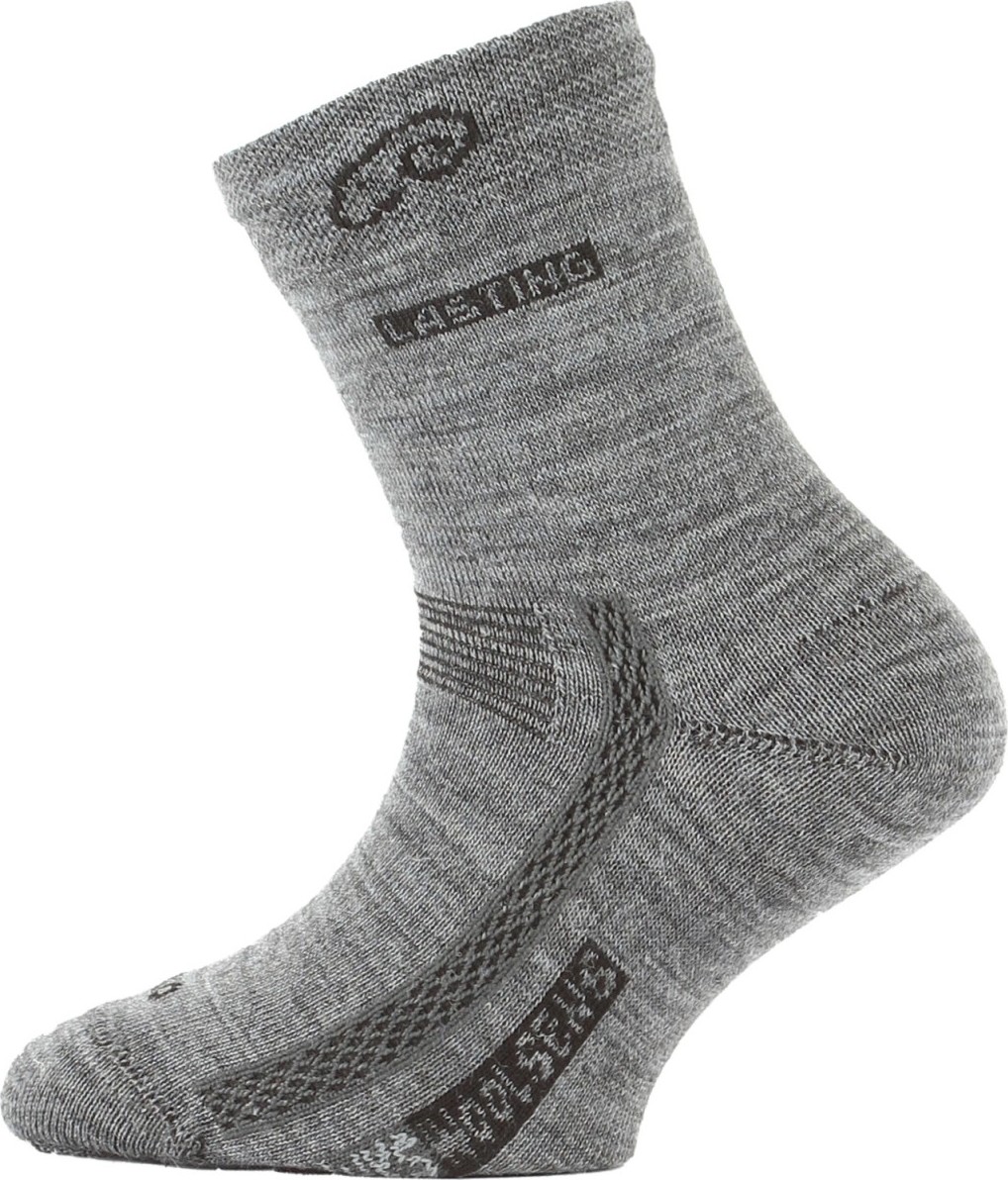 Lasting dětské merino ponožky TJS šedé Velikost: S