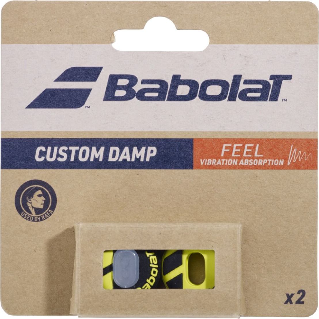 Babolat Custom Damp X2 vibrastop černá-žlutá