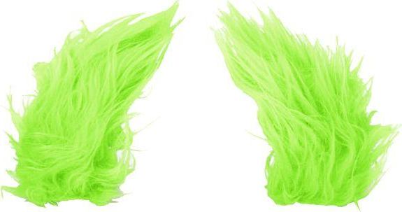 Etape Funny Kit dekorace na přilbu fluo zelená