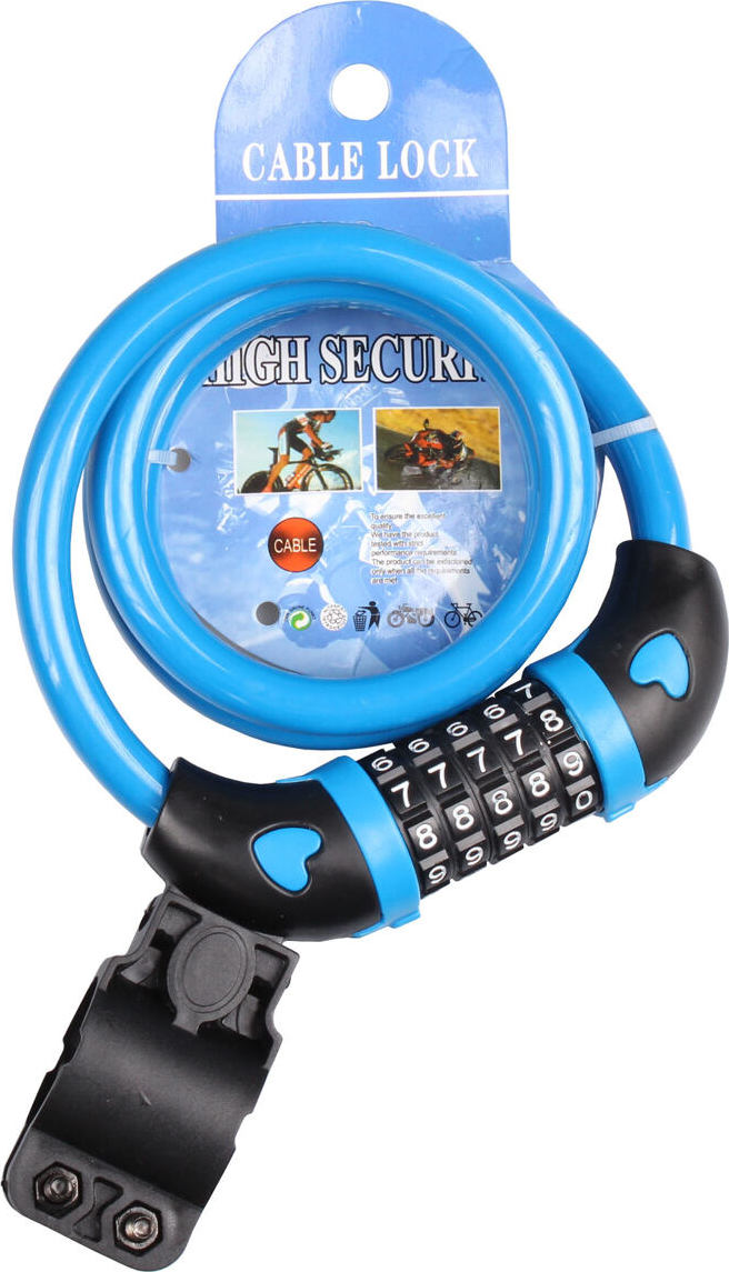 Merco Digit 1.0 zámek na kolo modrá