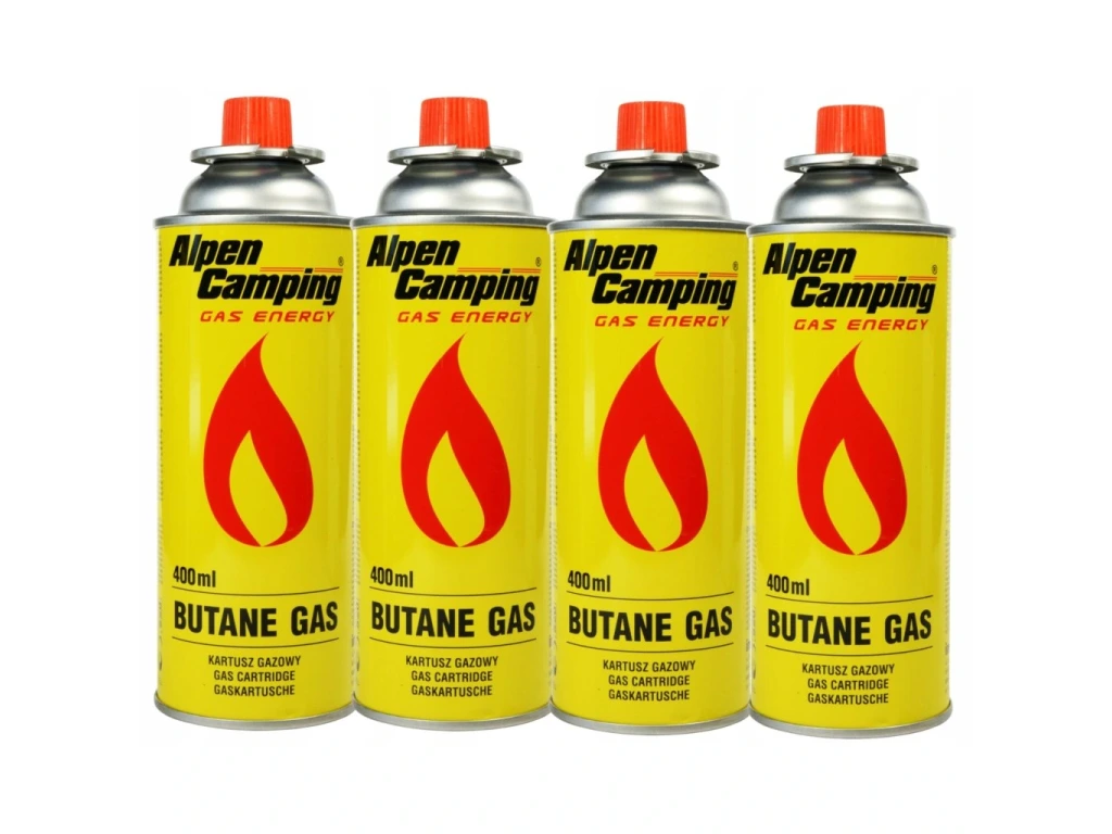 Alpen Camping plynová kartuše 400 ml sada 4ks