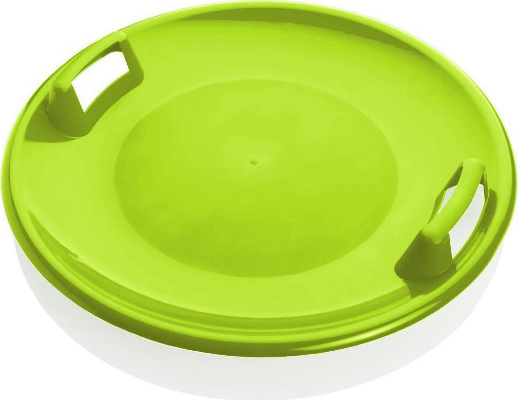 PLASTKON Sáňkovací talíř disk SUPER STAR limetková 1403LIM