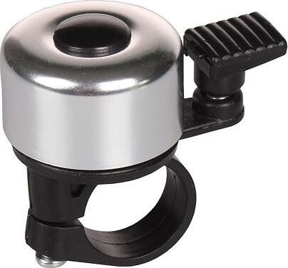 Merco Ding Mini zvonek na kolo stříbrná